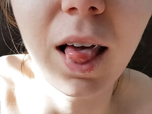 Girl oriental legal age teenager gives a great oral-stimulation